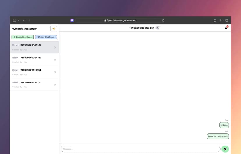 FlyWords Messenger