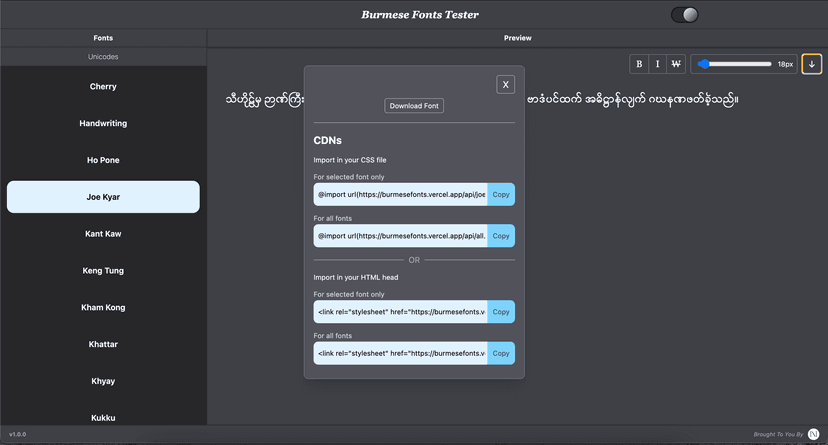 project screenshot