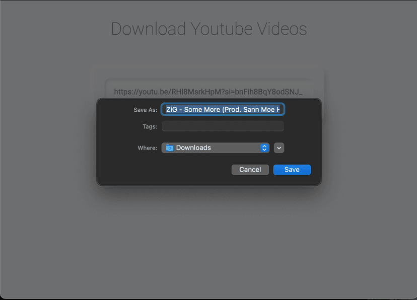 project screenshot