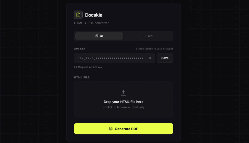 project screenshot