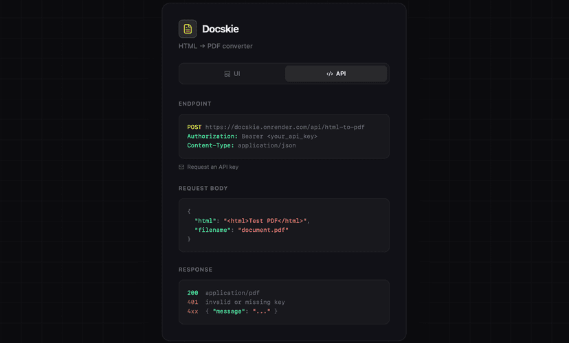 project screenshot